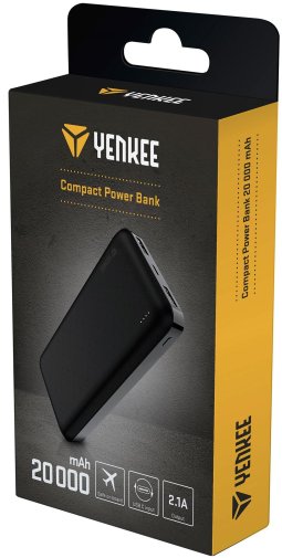 Батарея універсальна Yenkee YPB 2020 20000mAh Black