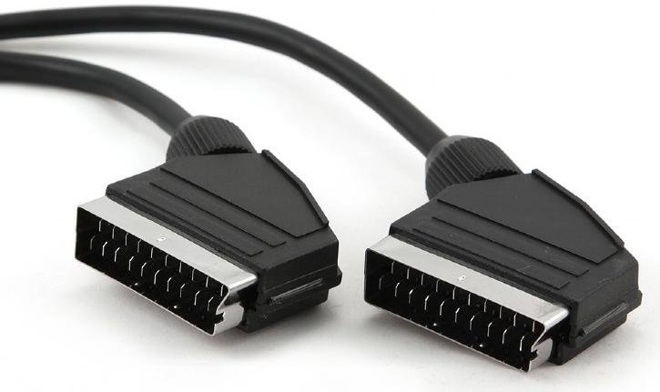 Кабель Cablexpert SCART / SCART 1.8 Black (CCV-518)