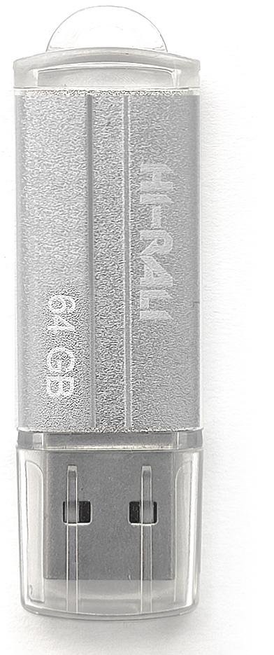 Флешка USB HI-Rali Corsair Series 64GB Silver (HI-64GBCORSL)