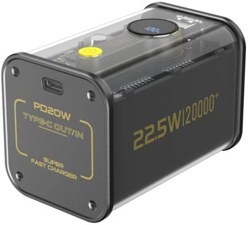 Фото: Батарея універсальна BYZ W90 20000mAh 22.5W Black (BYZ-W90-B) № 7 | KTC