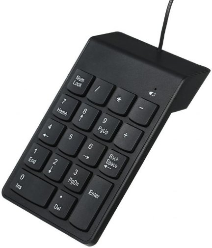 Клавіатура компактна Gembird KPD-U-03 Black