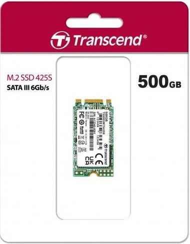 Фото: SSD-накопичувач Transcend 425S 2242 SATA III 500GB (TS500GMTS425S) № 4 | KTC