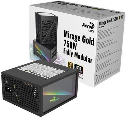 Блок живлення AeroCool 750W Mirage Gold 750 Fully Modular (ACPG-MF75FEC.11)