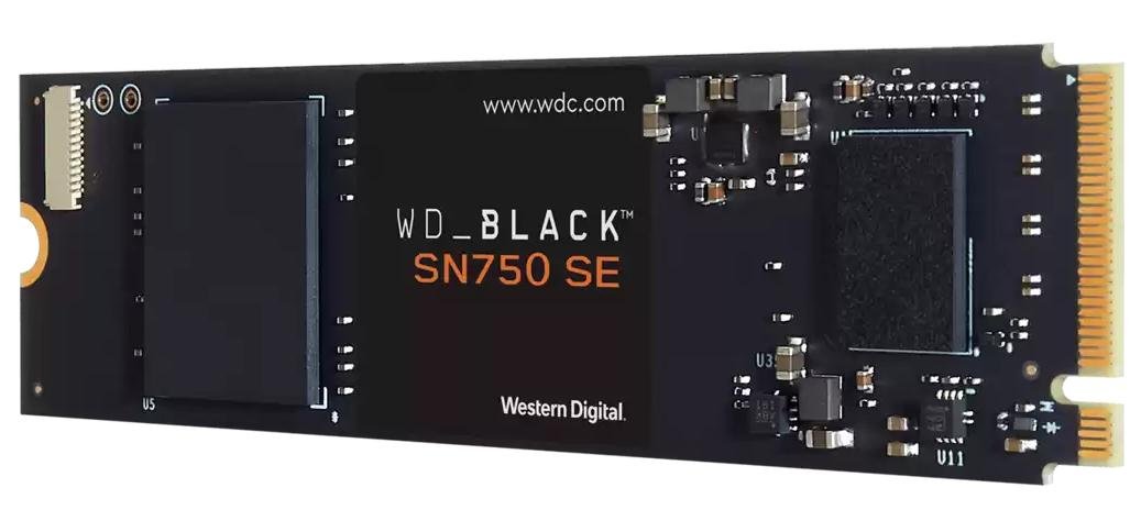 SSD-накопичувач Western Digital Black SN750 SE 2280 PCIe G4 NVMe 500GB (WDS500G1B0E)