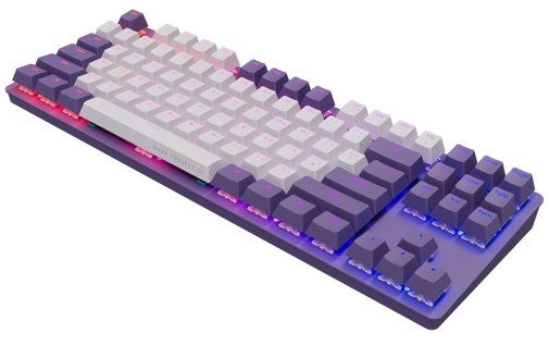 Клавіатура Dark Project KD87A Mech. g3ms Sapphire ENG/UA Violet/Grey (DPO-KD-87A-400300-GMT)