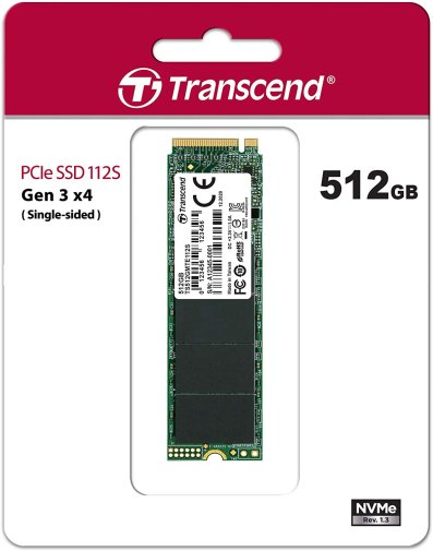 SSD-накопичувач Transcend 112S 2280 PCIe 3.0 x4 NVMe 512GB (TS512GMTE112S)