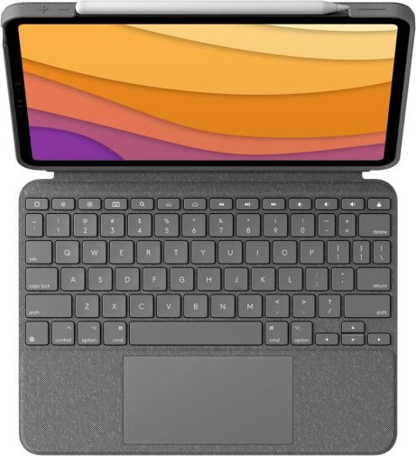 Чохол-клавіатура Logitech for Apple iPad Air 4/5 gen - Combo Touch US International Oxford Grey (920-010272)
