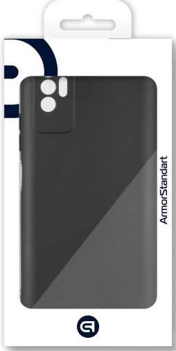 Чохол ArmorStandart for Tecno Pova 2 LE7 - Matte Slim Fit Camera Cover Black (ARM65637)