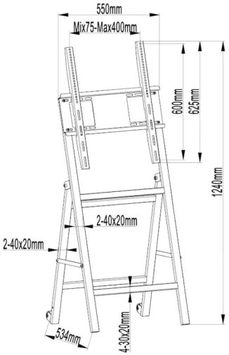 Стійка Sector FS64 Black