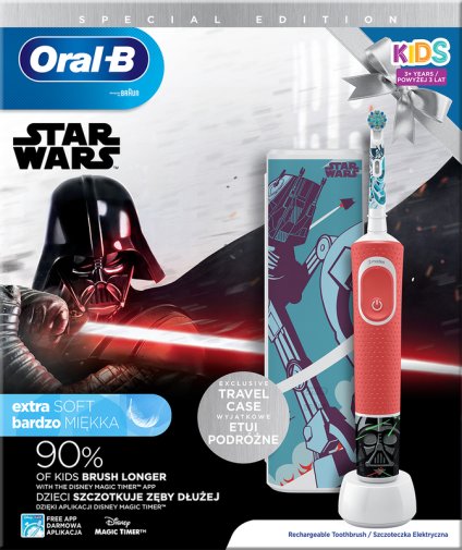 Електрична зубна щітка Braun Oral-B Kids Star Wars (D100.413.2KX Star Wars)