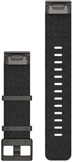 Ремінець Garmin for MARQ - 22mm QuickFit Jacquard-weave Nylon Strap Heathered Black (010-12738-03)