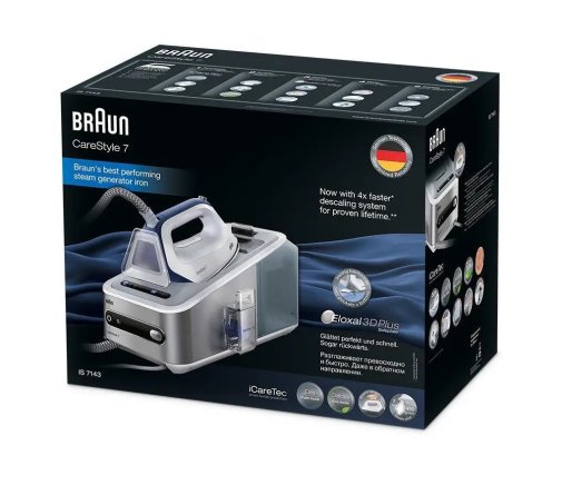 Праска з парогенератором Braun CareStyle 7 IS 7143 WH