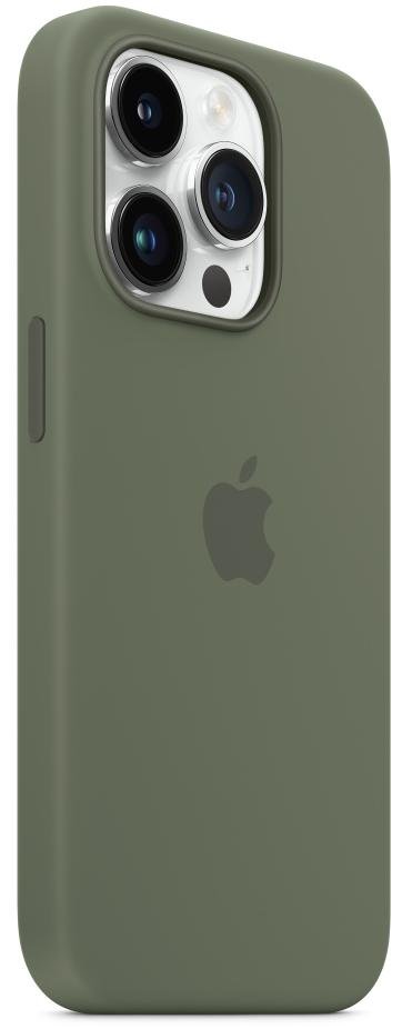 Чохол Apple for iPhone 14 Pro - Silicone Case with MagSafe Olive (MQUH3)