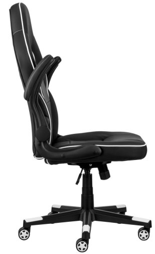 Крісло 2E Hebi Black/White (2E-GC-HEB-BKWT)