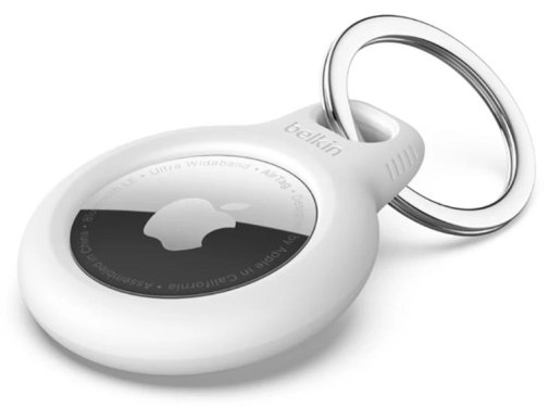 Чохол Belkin for AirTag - Secure Holder with Key Ring White (F8W973BTWHT)