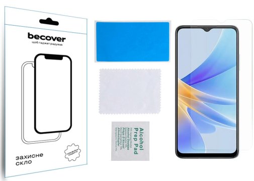 Захисне скло BeCover for Oppo A17/A17k 4G - Crystal Clear Glass (709775)