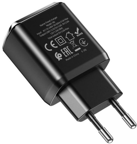 Зарядний пристрій Hoco N6 Charmer 18W Black (6931474738950)