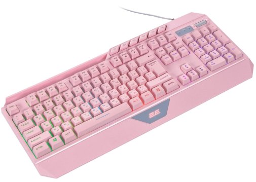 Клавіатура 2E Gaming KG315 RGB ENG/UKR USB Pink (2E-KG315UPK)