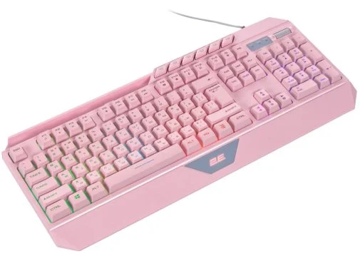 Фото: Клавіатура 2E Gaming KG315 RGB ENG/UKR USB Pink (2E-KG315UPK) № 10 | KTC