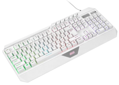  Клавіатура 2E KG315 RGB ENG/UKR USB White (2E-KG315UWT)
