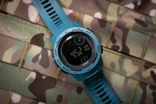 Фото: Тактичний годинник 2E Delta X з компасом та крокоміром Blue № 20 | KTC