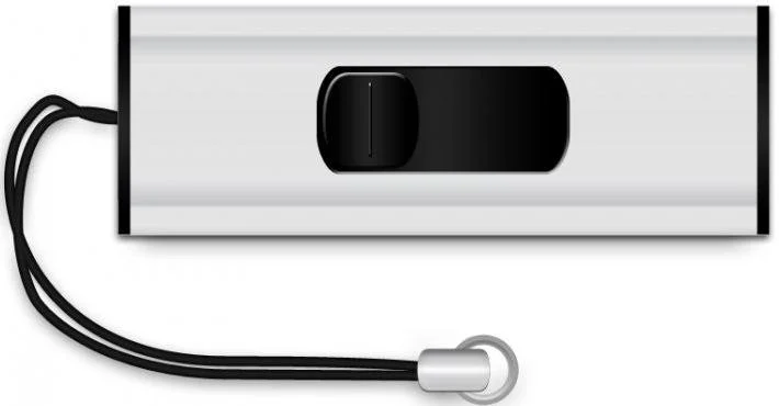 Фото: Флешка USB MediaRange With slide mechanism 128GB Black/Silver (MR918) № 5 | KTC
