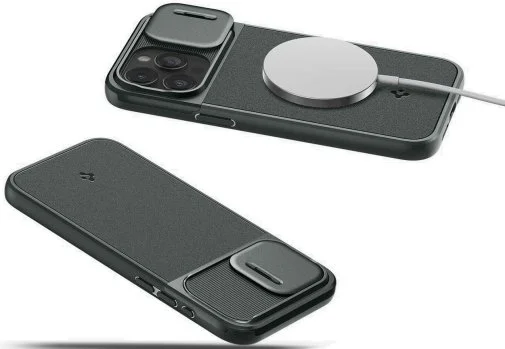 Фото: Чохол Spigen for Apple iPhone 15 Pro - Optik Armor MagFit Abyss Green (ACS06739) № 24 | KTC