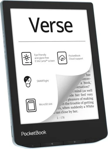 Фото: Електронна книга Pocketbook 629 Verse Bright Blue (PB629-2-CIS) № 6 | KTC