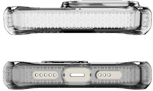 Чохол iTSkins for iPhone 15 Pro Max HYBRID R Ombre with MagSafe Smoke (AP5U-HYOMB-SMOK)