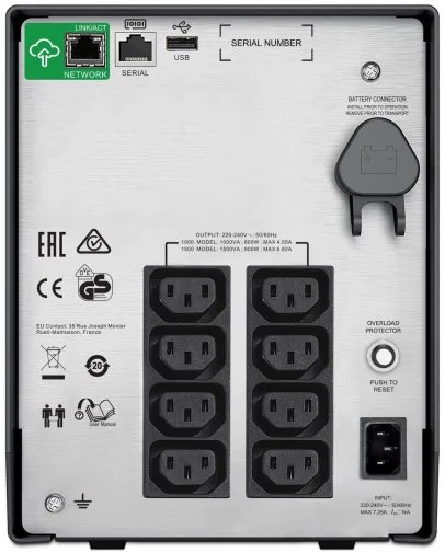 Фото: ДБЖ APC C1500 1500VA 900W (SMC1500IC) № 8 | KTC
