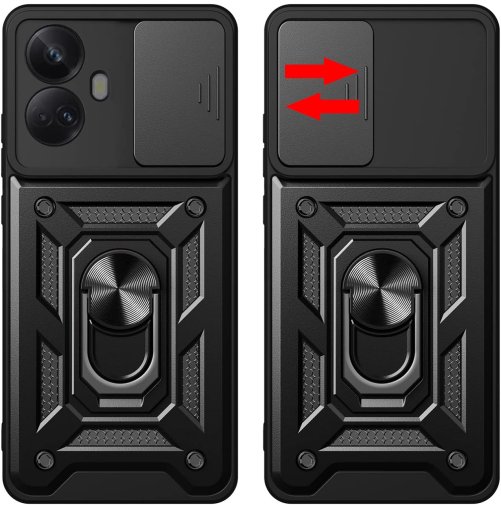 Чохол BeCover for Realme 10 Pro Plus 5G - Military Black (710022)