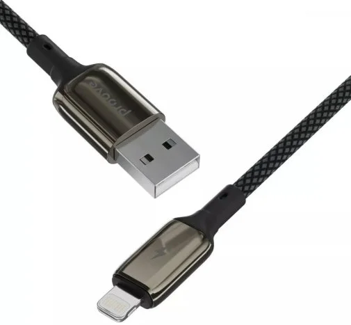 Фото: Кабель Proove Dense Metal 2.4A AM / Lightning 1m Black (CCDM20001101) № 8 | KTC