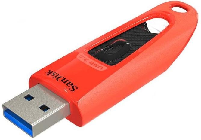 Флешка USB SanDisk Ultra 64GB Red (SDCZ48-064G-U46R)