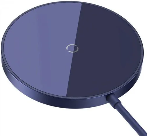 Фото: Бездротовий зарядний пристрій Baseus Simple Mini3 Magnetic Wireless Charger 15W Purple (CCJJ040205) № 8 | KTC