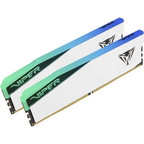 Фото: Оперативна пам’ять Patriot Viper Elite 5 RGB White DDR5 2x16GB (PVER532G62C42KW) № 6 | KTC