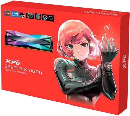 Фото: Оперативна пам’ять A-Data XPG Spectrix D60G RGB Black DDR4 2x8GB (AX4U36008G18I-DT60) № 10 | KTC