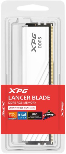 Оперативна пам’ять A-Data XPG Lancer Blade RGB White DDR5 1x16GB (AX5U6000C3016G-SLABRWH)