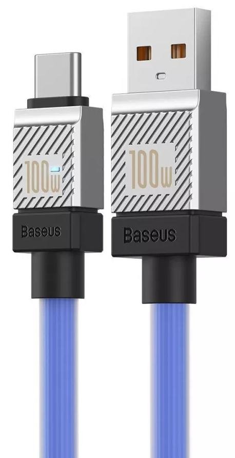 Кабель Baseus CoolPlay Series 100W AM/Type-C 1m Blue (CAKW000603)