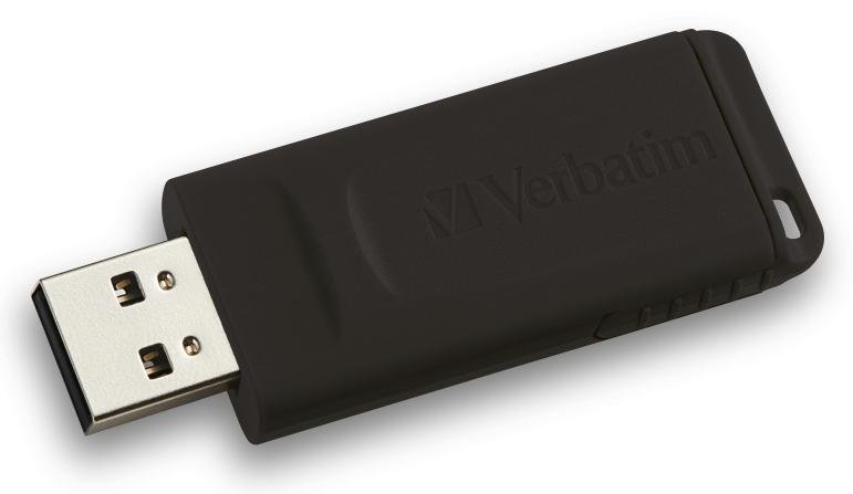 Флешка USB Verbatim Slider 32GB Black (98697)