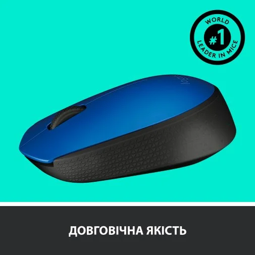 Фото: Миша Logitech M171 Wireless Blue/Black (910-004640) № 12 | KTC