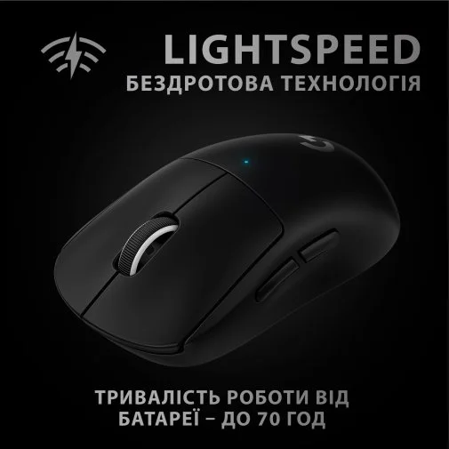 Фото: Миша Logitech G Pro X Superlight Wireless Black (910-005880) № 22 | KTC