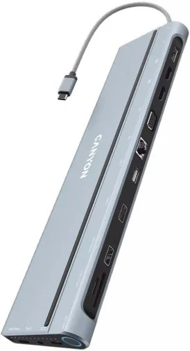 Фото: USB-хаб Canyon 14in1 DS-90 Dark Grey (CNS-HDS90) № 8 | KTC