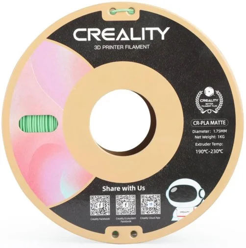 Фото: Пластик (філамент) для 3D друку Creality 3D PLA Filament Matte Green Avocado (3301010301) № 8 | KTC