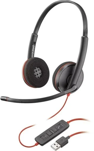 Фото: Гарнітура Poly BlackWire C3220 USB-A Bulk Stereo (77R32A6) № 5 | KTC