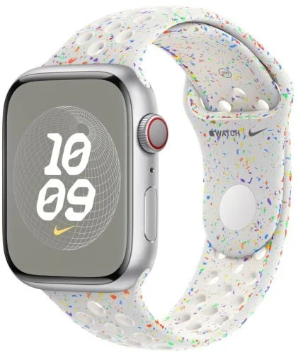 Фото: Ремінець Apple for Apple Watch 45mm - Nike Sport Band Pure Platinum - M/L (MUV13) № 4 | KTC