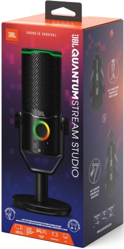 Мікрофон JBL Quantum Stream Studio Black (JBLSTRMSTUDIOBLK)