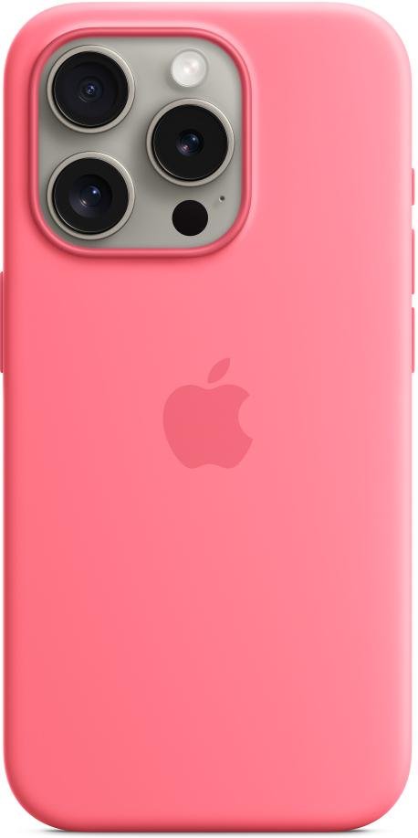 Чохол Apple for iPhone 15 Pro - Silicone Case with MagSafe Pink (MWNJ3)