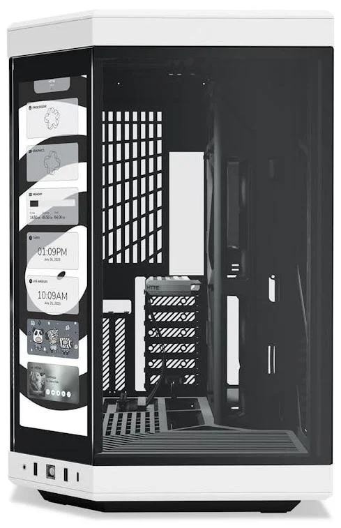 Фото: Корпус Hyte Y70 Touch Black/White with window (CS-HYTE-Y70-BW-L) № 10 | KTC