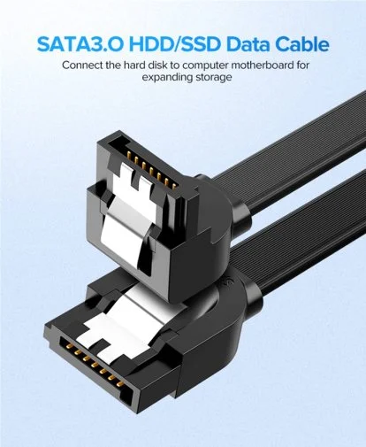 Фото: Кабель UGREEN US217 SATA / SATA 0.5m Black (UGR-30797) № 9 | KTC