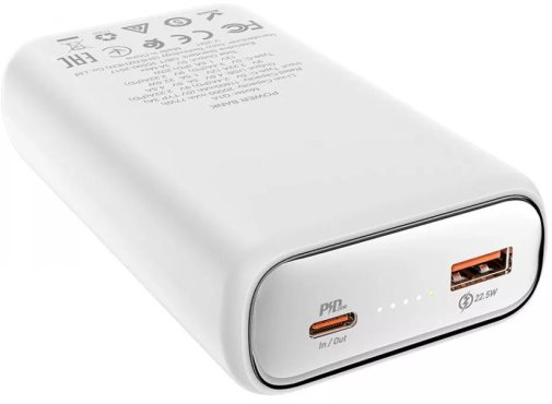 Батарея універсальна Hoco Q1A 20000mAh White (Q1A White)